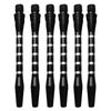 6pcs/Set Medium Size Aluminum Darts Shafts 4.5mm Diameter Mixed Color Throwing Accessories Thread Design Metal Rod
