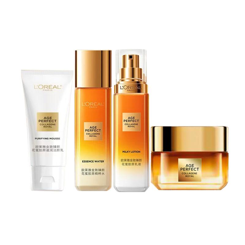 Loreal Paris Honey Pot Face Cream Nectar Collagen Small and Medium Samples Travel Size - Nectar Collagen Small and Medium Samples Travel Size Set of 4