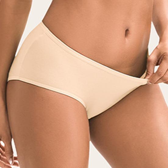 Women's Cotton Underwear Low Rise Hipster Panties High-Cut Full Coverage Ladies Briefs Cheeky Stretch Soft Bikini Underwear