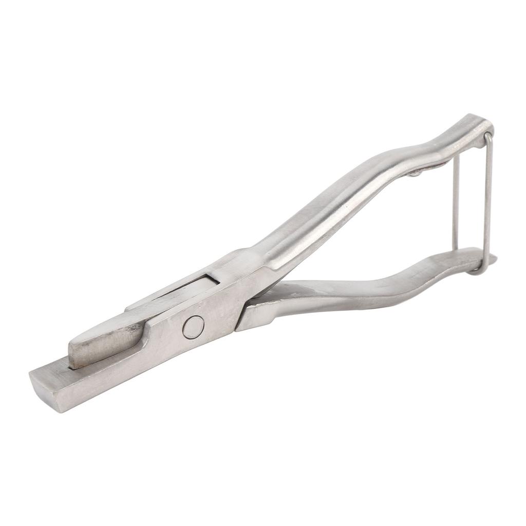 Animal Ear Tag Pliers Stainless Steel U Shape Notcher Livestock Farm Equipment for Neatly Notched Marking