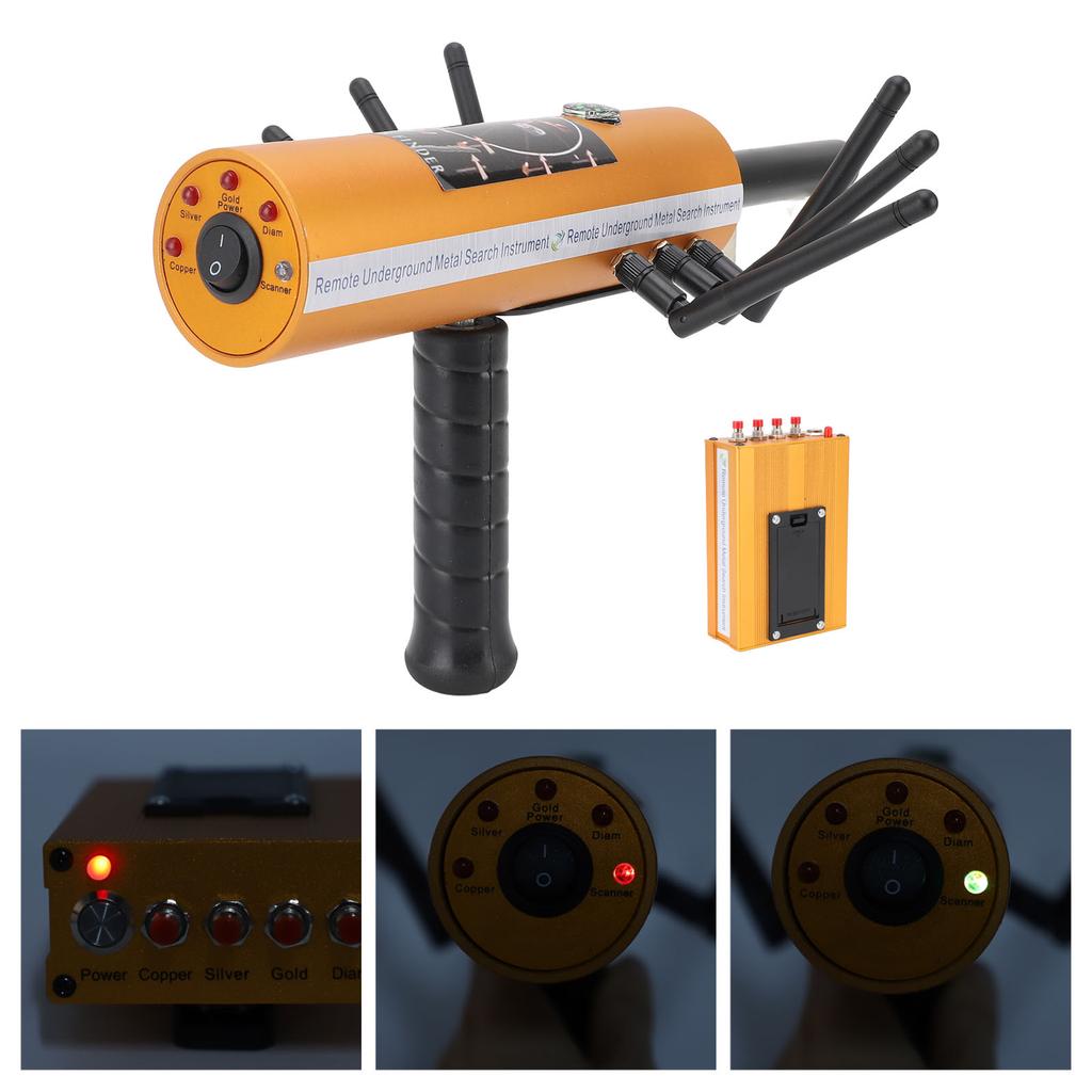 Metal Detector 1200m Range Gold,Silver,Copper with Detecting Various Materials