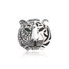 High-End Rhinestone Tiger Brooch for Men's Suit