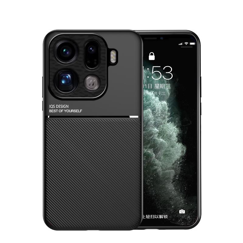 For OPPO Find X9 X9 Pro Textured Magnetic Four-corner Full Coverage Shockproof and Drop-resistant Phone Case