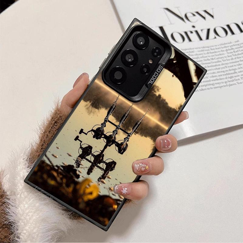 

Carp Fish Fishing Rod Shockproof Phone Case for Samsung Galaxy S26 Edge S25 Ultra S24 FE S23 Plus S21 Cover Anti Fall Fundas Samsung S24 Ultra