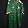 Mexico 2026 World Cup Soccer Jersey Home & Away Set – Retro 1998 Green & White Gray Geometric