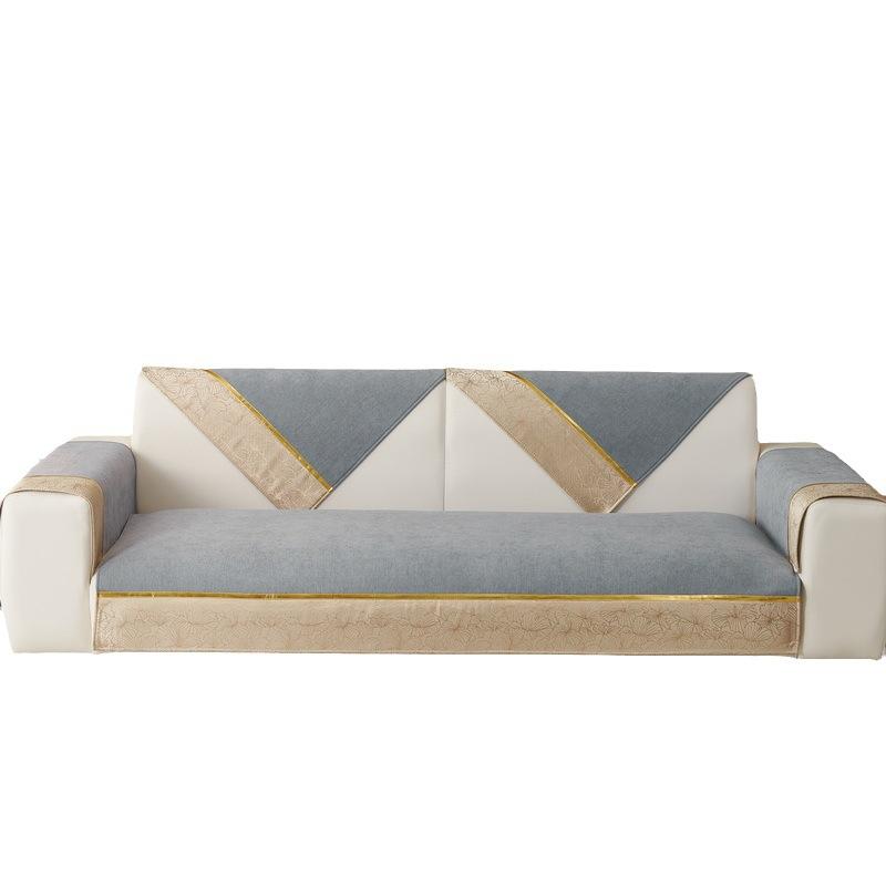 Sofakissen für alle Jahreszeiten, Rückenlehnenbezüge im leichten Luxusstil, Moderne Sitzkissen, Hochwertige neue Sofabezüge, Sitzkissen aus Stoff