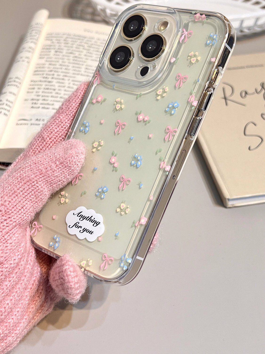 

Чехол для iPhone с розовым бантом для iPhone 13/12/11, XS/XR — симпатичный маленький свежий дизайн, мягкая оболочка, 14/15 дюймов — стиль INS. iPhone 12