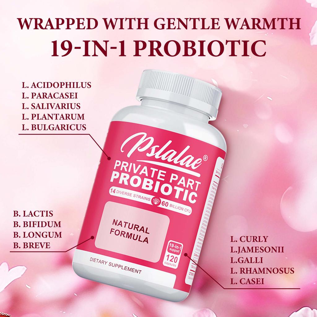 Women's Probiotic Capsules, Containing a Blend of Cranberry and Lactobacillus, Support Urinary Tract Health.