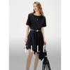 Women's Off-Shoulder A-Line Midi Dress