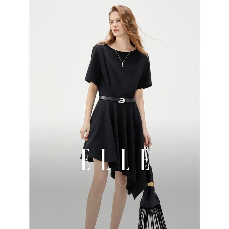 ELLE Women s Off-Shoulder A-Line Midi Dress XL