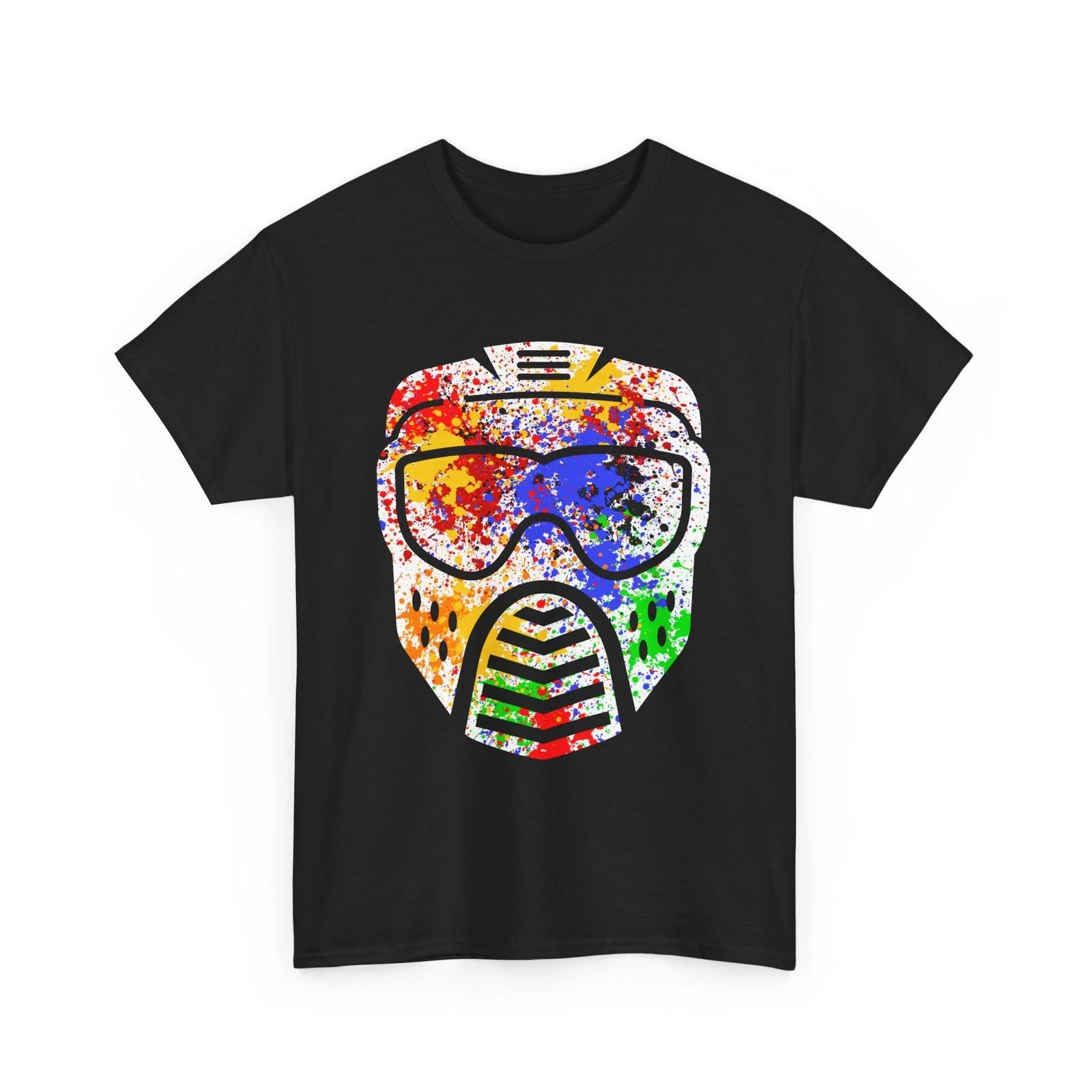 Paintball Shirt, Paintball Mask Paintballing Sports Lovers Women Men Shirt XL