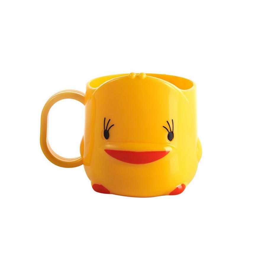 Little Yellow Duck Cute Mouthwash Children's Creative Cartoon Thickened Teeth Brushing and Washing Cups