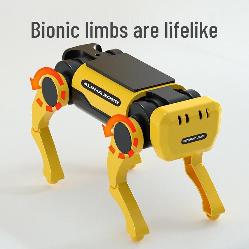 Solar-Powered Mechanical Dog & Cow Educational Toy Kit for Boys Ages 8-9