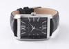 [Salvatore Marra] Men's and Women's Watch Stainless Steel Black Cut Glass Analog Quartz Business Casual Cross Included SSBK