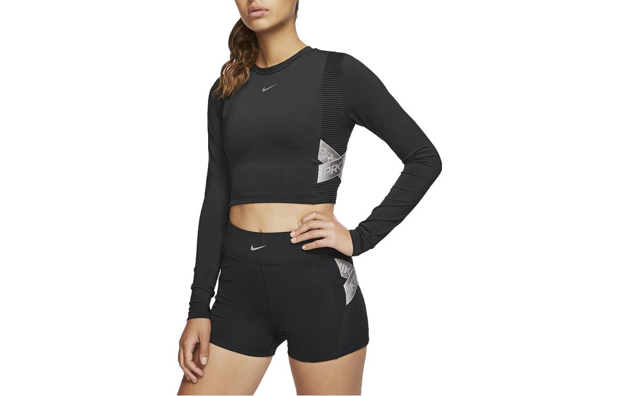 

Nike T Shirts Women s Black Crew Neck Moderate Straight Fit BV4135-010 XL