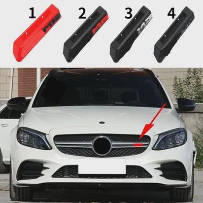 Parrilla Delantera de Coche Para Insignia A-M-G Logotipo Placa Adhesivo Para GLA GLB GLE GLC GLS CLA GT G A S Clase C Estilo de Coche