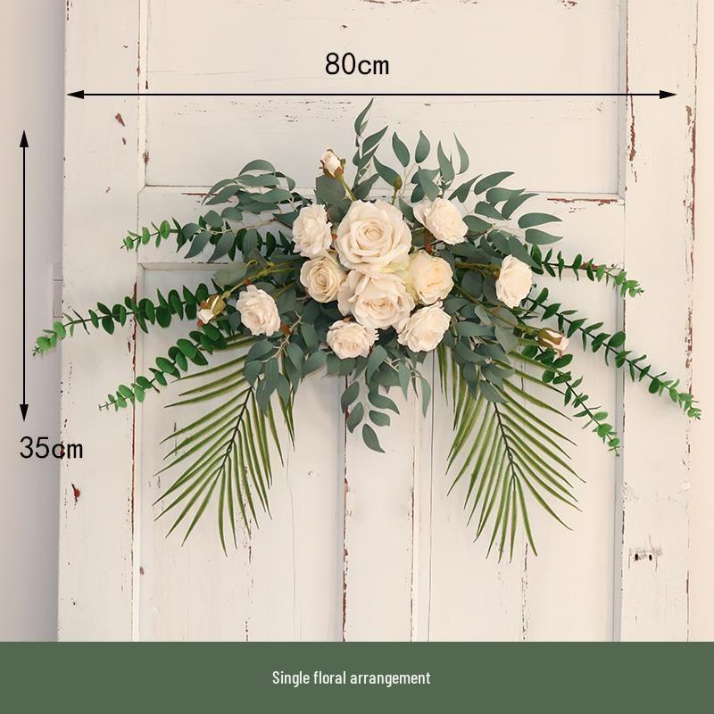 Цветочная арка-фон: Декоративная подвесная цветочная композиция для фотосъемки