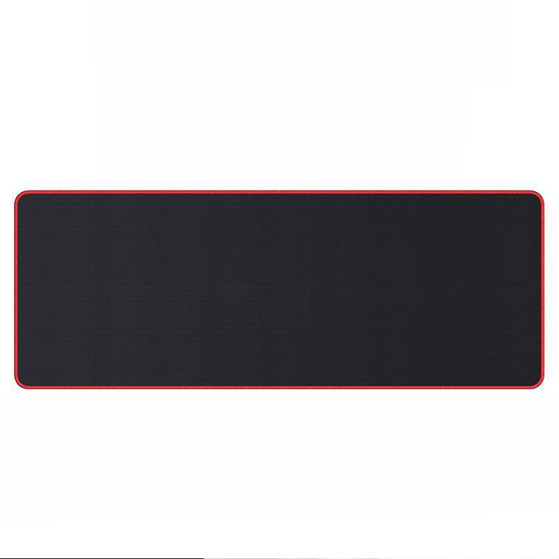 Extra Large Thick E-sports Gaming Mouse Pad - Black with Red Edge