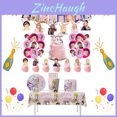 Other Brand Taylor Swift Party Supplies Plastic And Paper Materials For Versatile Decorations