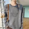 Women's 100% Wool Two-Piece Sweater Set