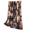 Harrystyles Blanket Soft Warm Flannel Throw Blanket Bedspread for Bed Living room Picnic Travel Home Couch