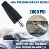 Turbo Nozzle For High-Pressure Washer With 1/4" Quick Connect