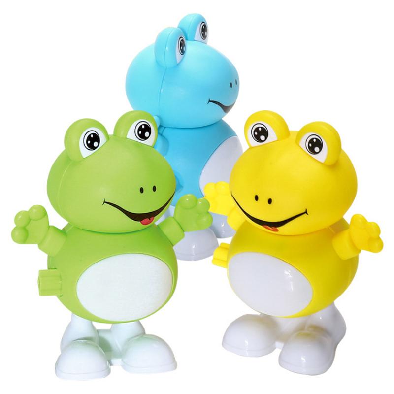 Spielzeug Hüpfender Frosch Simulation Tier Uhrwerk Spielzeug Cartoon Frosch Baby Krabbelspielzeug