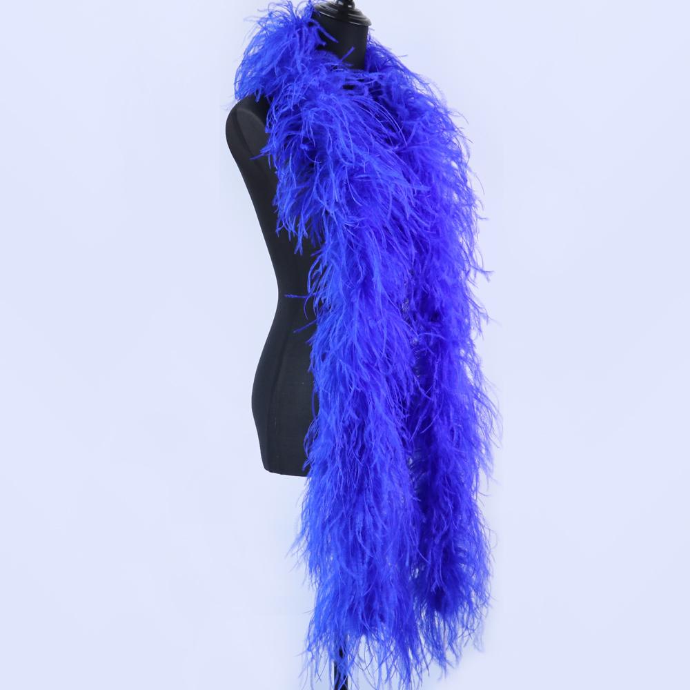 DIY 10-lagige weiße extra volle Straußenfederboa für Accessoires und Modedesign Cosplay Halloween-Kostüm Burlesque Tanz & Bühne