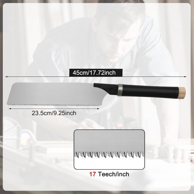1PC Japanese Pull Saw 10 Inch Hand Saw with Detachable Single Edge Blade Wood Handsaw for Woodworking Tools