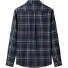 Timberland Plaid Button-Down Outdoor Long Sleeve Shirt Men Shirts Deep-Sapphire Wheat A44G5-B68