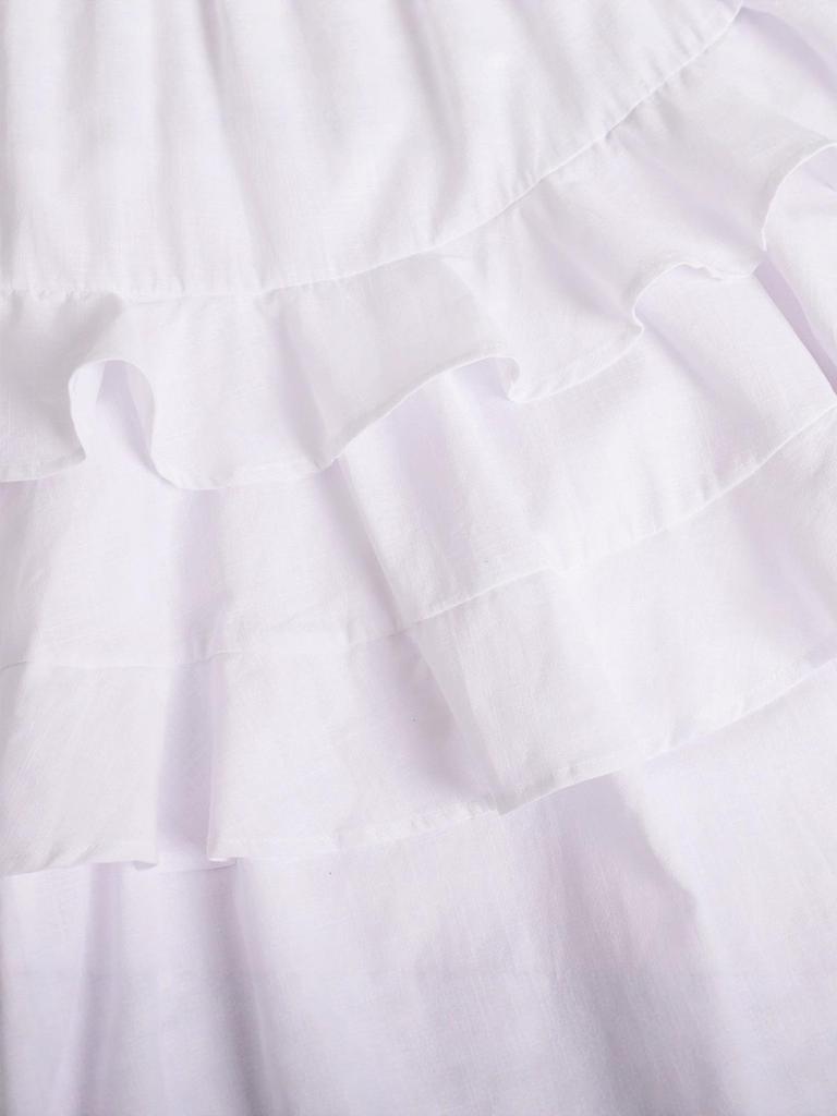 Grenzüberschreitendes Träger-Sommer-Rüschen-Kuchenrock-Kleid
