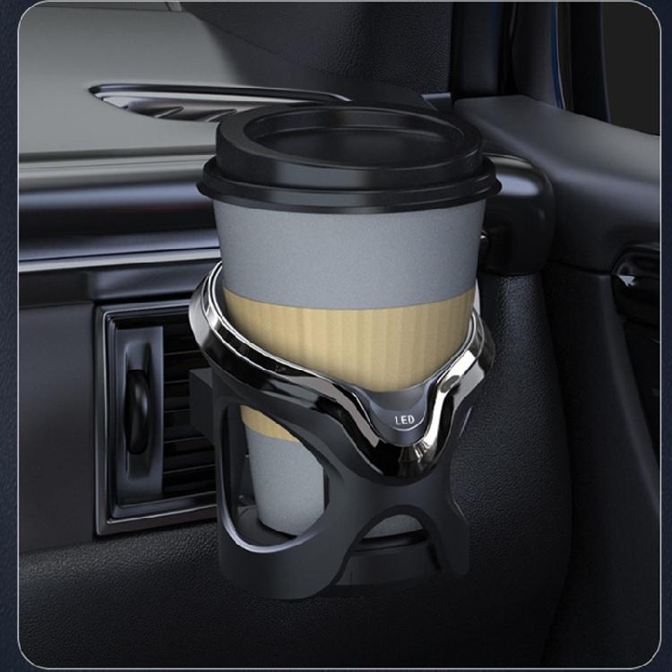 Car Cupholder Water Bottle Storage Stand for Air Vent Easy Installation Drink Support for Drivers Beverages Up to 76mm