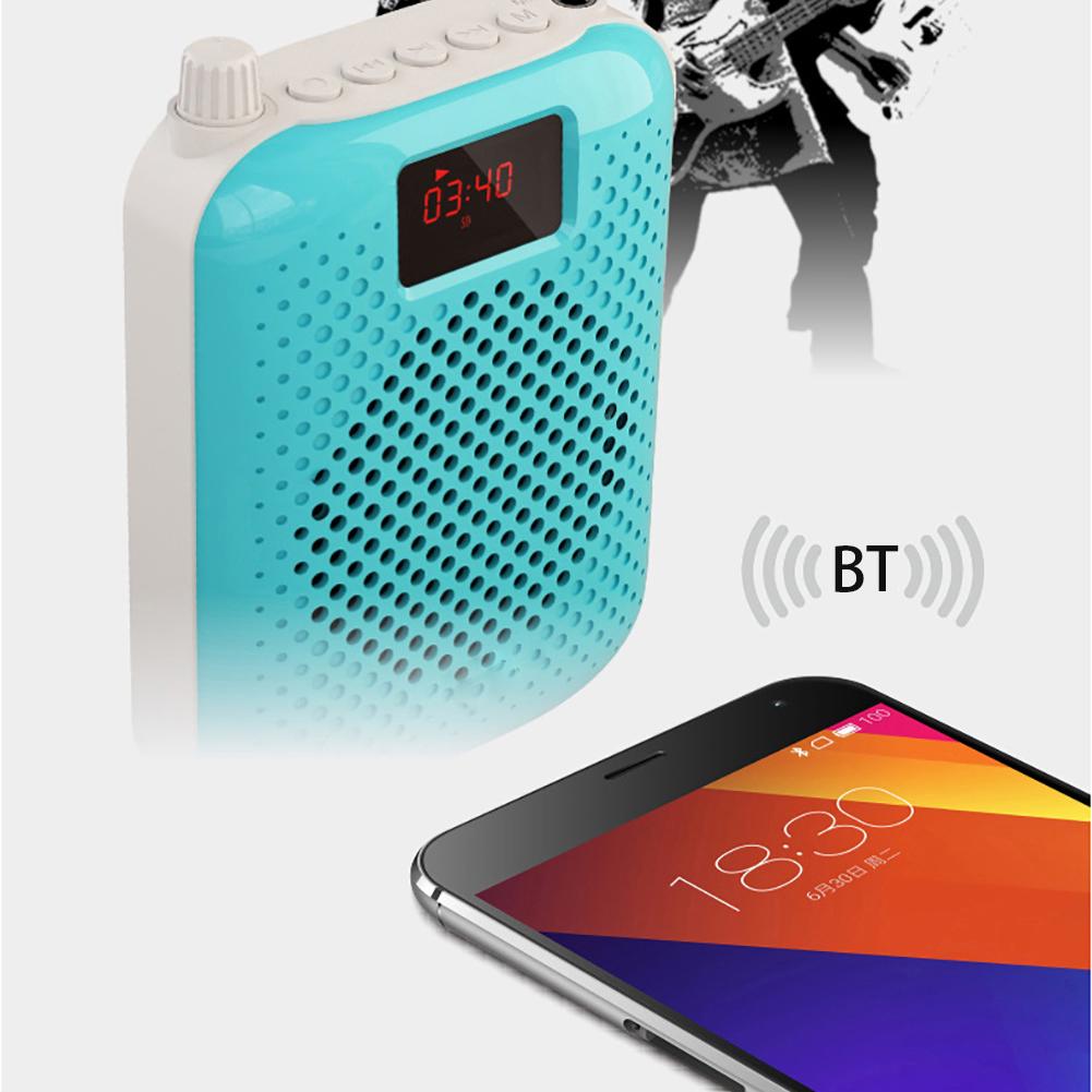 K500 Microphone Omnidirectional Voice Amplifier Loudspeaker Wired Microphone Belt Bluetooth Audio Speaker Multi Microphone Kits