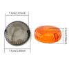 2PCS Motorcycle Smoke/Clear Turn Signal Light Cover Indicator Lens Cover For Yamaha V-Star 1100 650 Royal Star V-Max Cruisers
