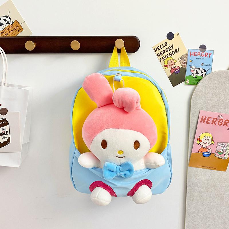 Trendy Lightweight Nylon Backpack For Toddlers Cute Cartoon Style School Bag