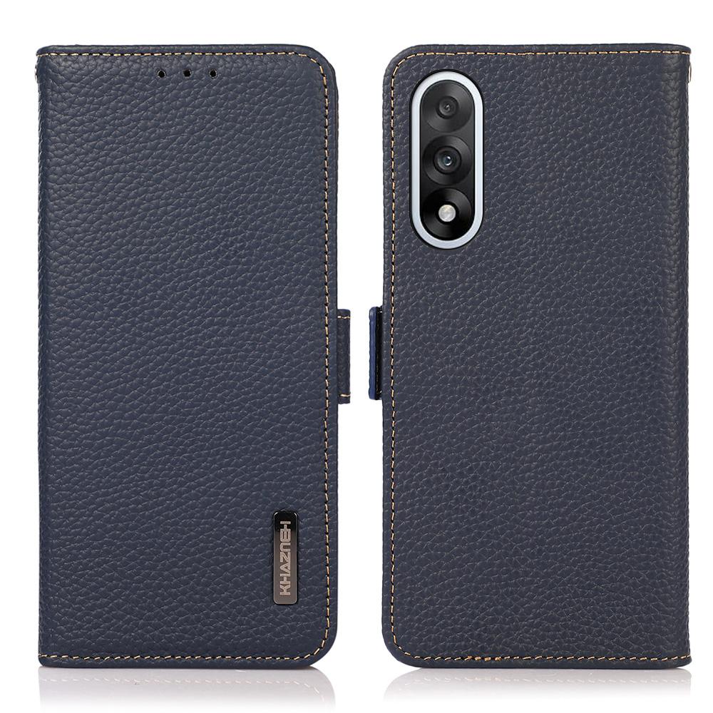 for OnePlus Nord 5 5G Phone Case Genuine Cow Leather Cover RFID Blocking