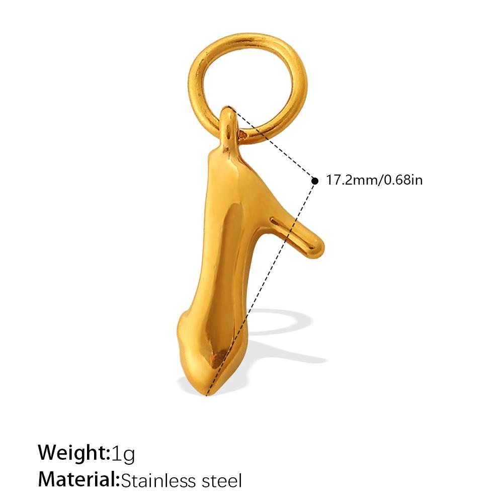 Gold Shoe Bag Clothing Modeling Versatile Pendant, Exquisite Three-Dimensional Design Personalized Diy Jewelry Accessories