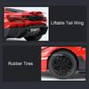 1:24 Revuelto SCV12 Cars Alloy Models Diecast Toys Street Car Light Music Rubber Tires Vehicles Model for Boys Festival Gifts