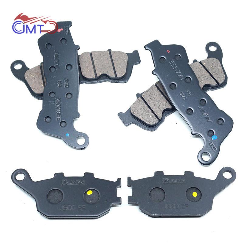 Für Honda Hornet 600 CB600F CB 600 F ABS 2007 2008 2009 2010 2011 Satz Bremsbeläge Vorne Hinten Teile