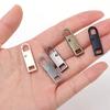 5/1Pcs Metal Zipper Pull Replacement Instant Repair Zipper Head Puller for Clothes Purse DIY Sewing Detachable Zipper Slider Tap