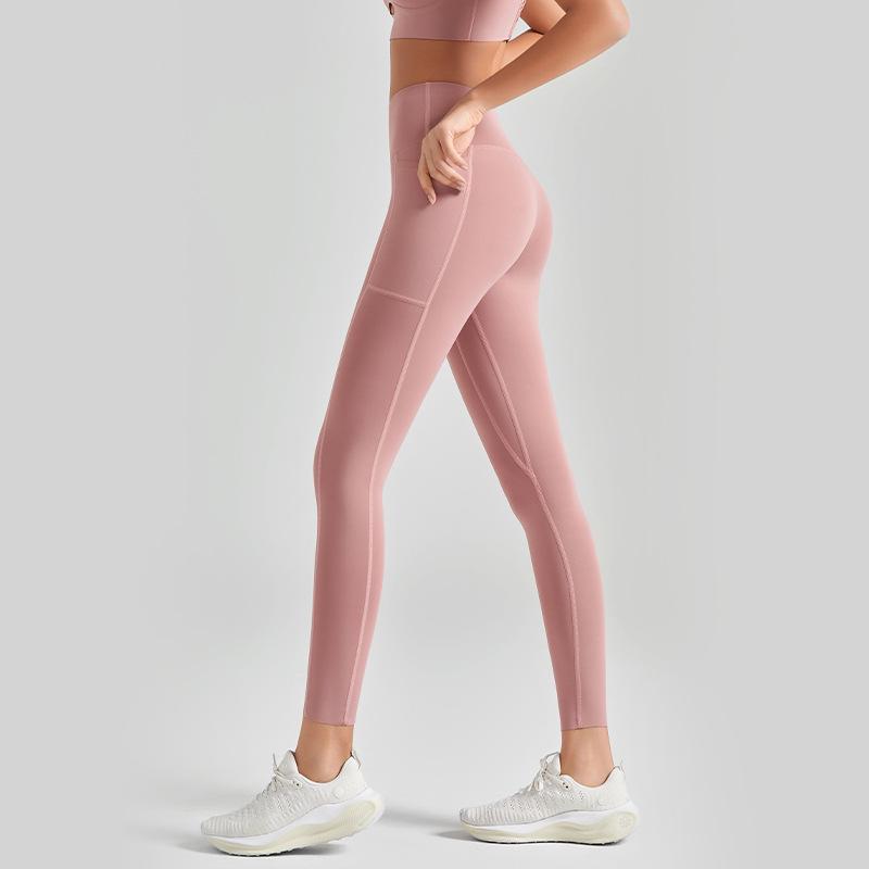 High Waist Hip Lift Yoga Leggings for Women - No Visible Lines, Perfect for Pilates and Fitness.