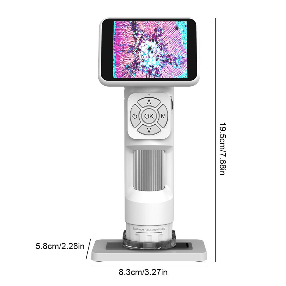 Microscope with 2.8 Inch Screen Handheld Microscope Camera 1080P HD Portable Handheld Magnifying Glass Educational Science