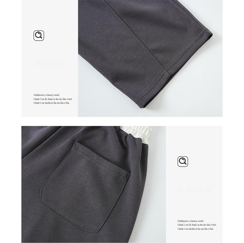 Girls Wide Leg Pants Kids Loose Pants Children Straight Sweatpants High Waisted Spring Autumn Casual Trousers