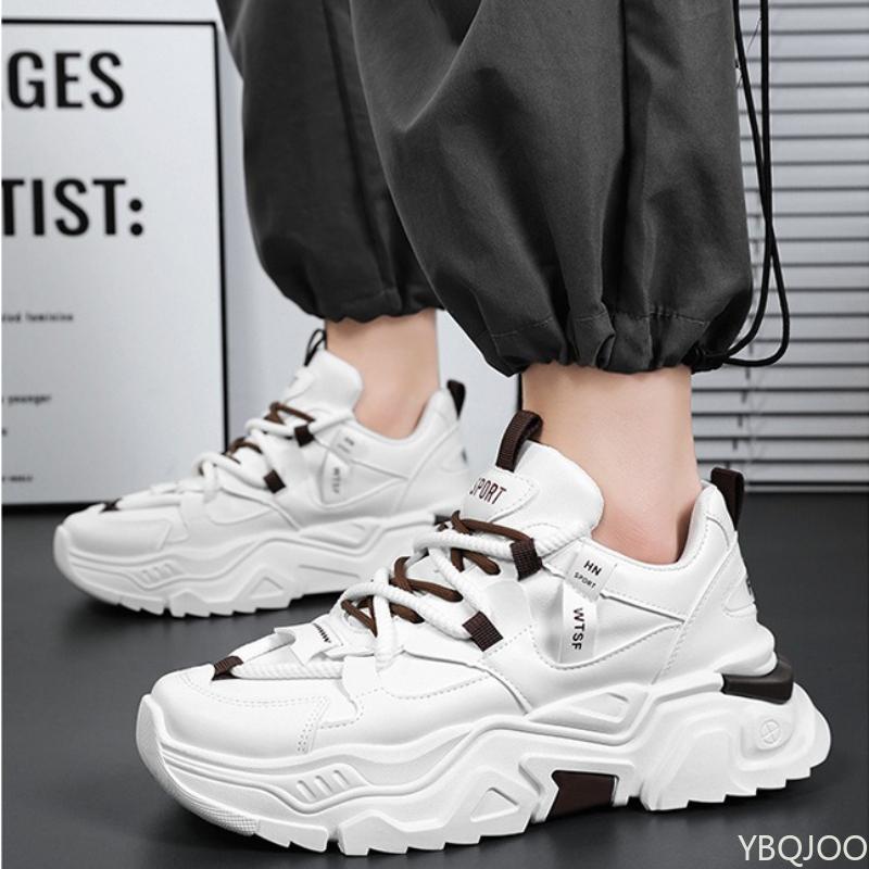 Fashion Spring Autumn Men's Shoes New Breathable Trendy Versatile Interior Height Increasing Sports Leisure Simple Comfortable Shoes