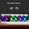 Plastic Desktop Betta Fish Tank Adjustable LED Fish Tank Creative Goldfish Bowl  For Home