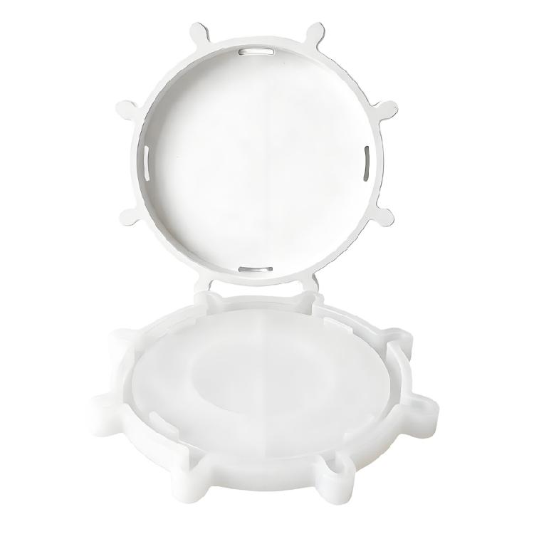 

Steering Wheel Silicone Mold Hand-Making Unique Resin Tray Moulds Silicone Texture Suitable for Gifts and Embellishments 1