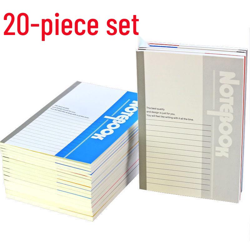 Блокнот для деловых встреч в мягкой обложке A5 - Рабочий дневник в линейку 32K 20 sheets, 40 pages per notebook (5 notebooks)