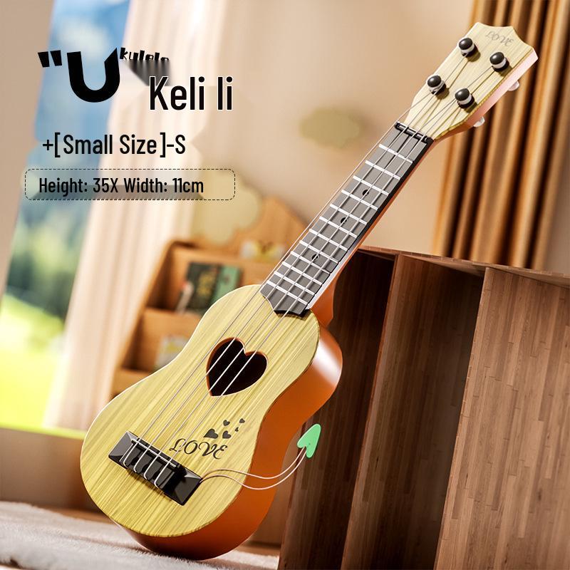 Realistic Guitar Playable Ukulele Toy for Children's Musical Education