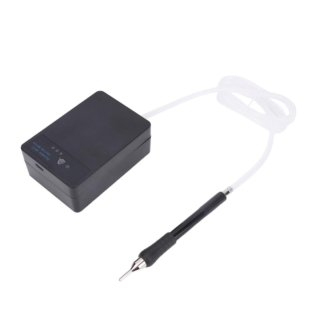 Electric Art Painting Pen, 1500mAh Re able Vacuum Pump Pen with Storage Tray, Low Noise Art Vacuum Pen Tool Kit, No Wax N