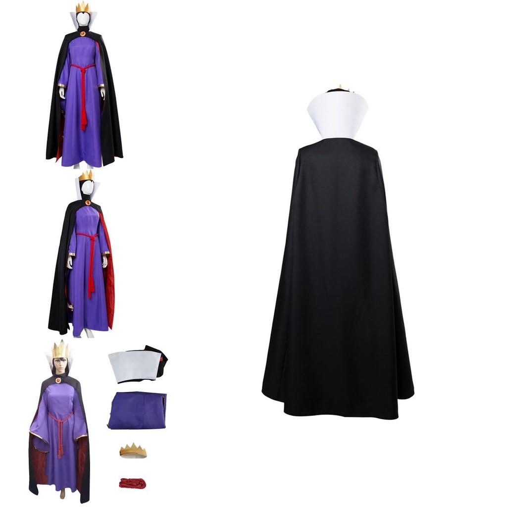 Incantevole Abito da Regina Cattiva di Biancaneve Outfit per Eventi di Halloween Carnevale per Adulti